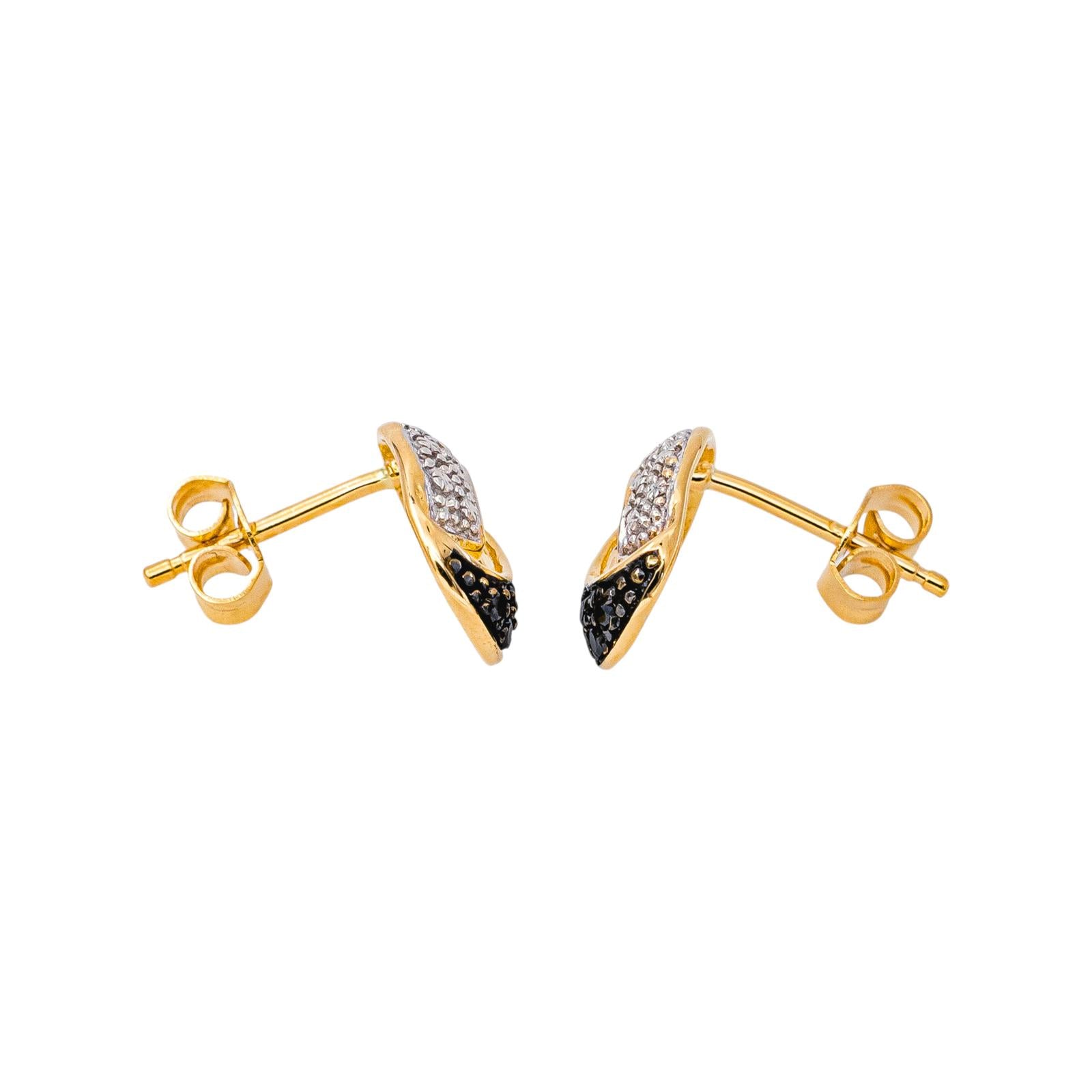 Boucles d'oreilles Dormeuses Or jaune  Diamant
