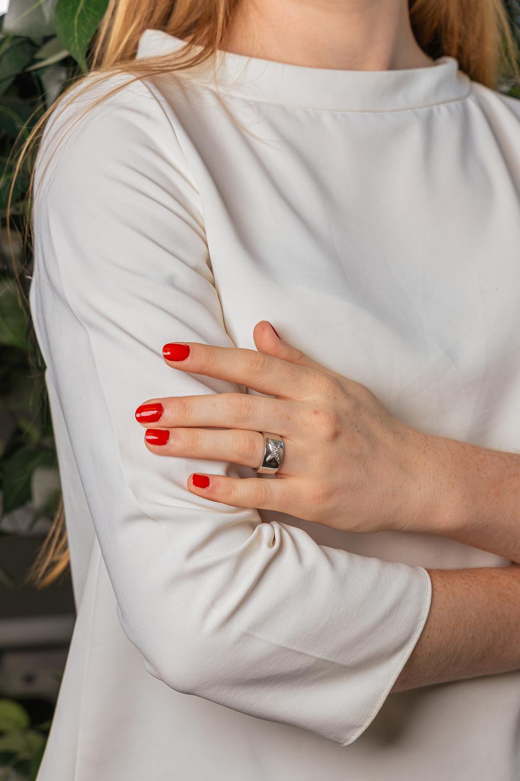 Mauboussin Bague  Bandeau Etoile Divine Or blanc  Diamant