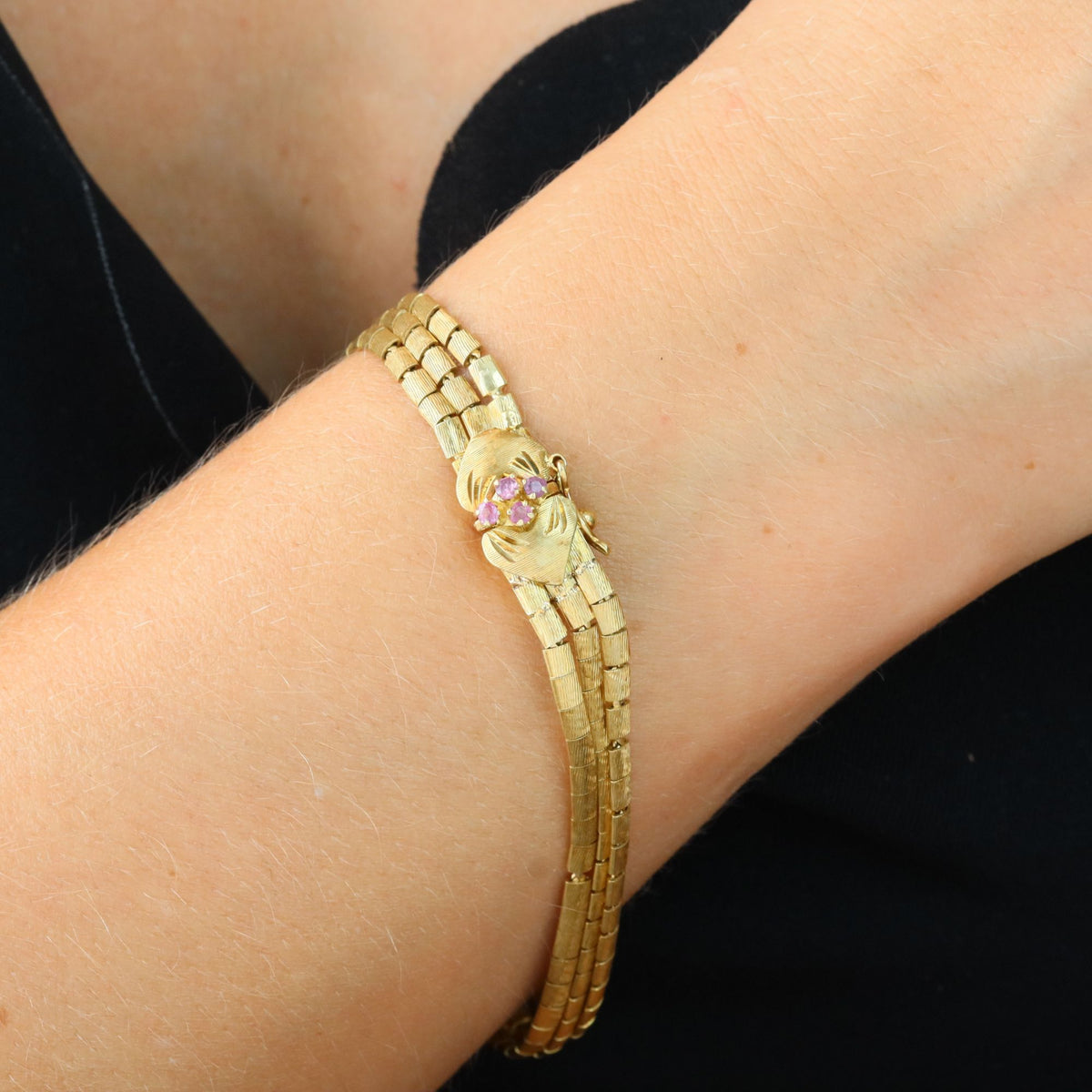 Bracelet Maille en or jaune