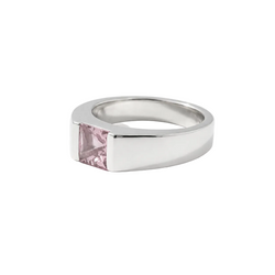 Bague Tank CARTIER en or blanc et tourmaline