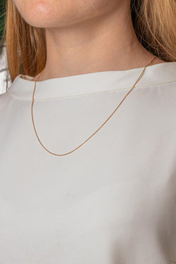 Dinh Van Collier Maille Forçat  Or rose