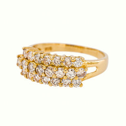 Bague Or jaune  Diamant