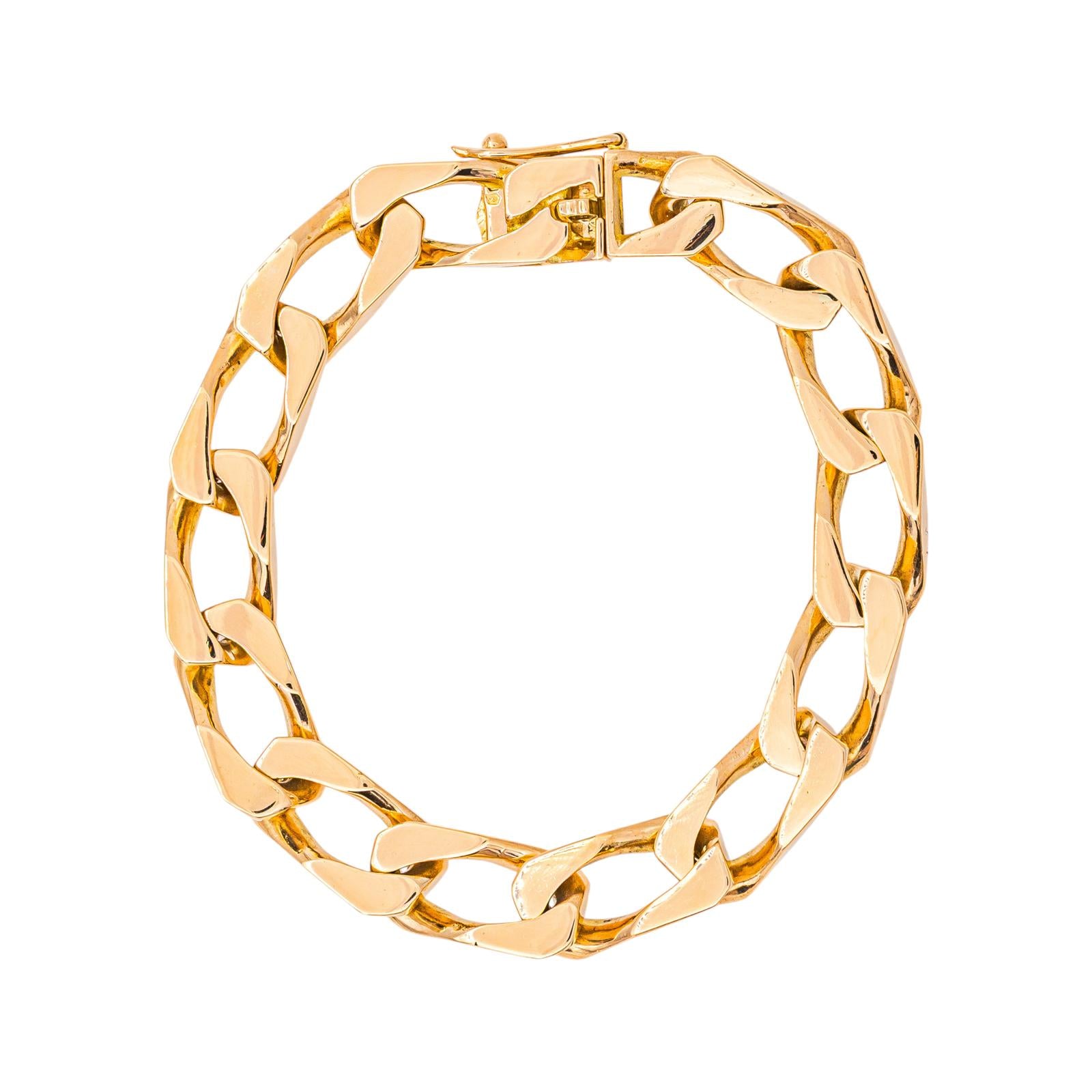 Bracelet  Maille gourmette Or jaune