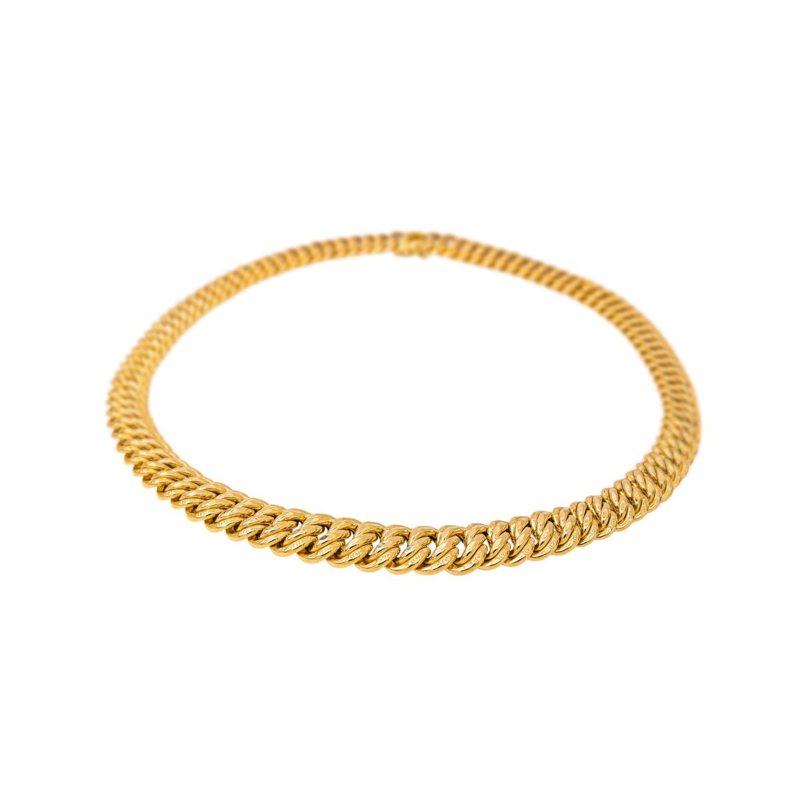 Collier Maille Américaine Or jaune