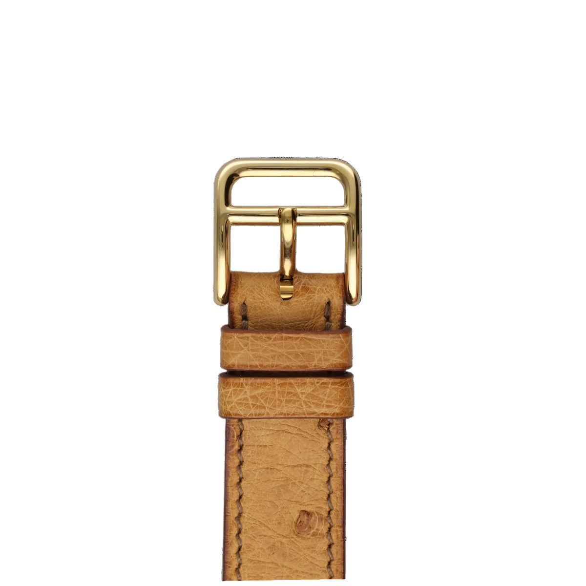 Montre HERMÈS "Sellier" en or jaune et acier