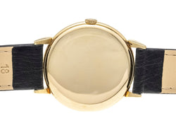 Montre IWC en or jaune et cuir