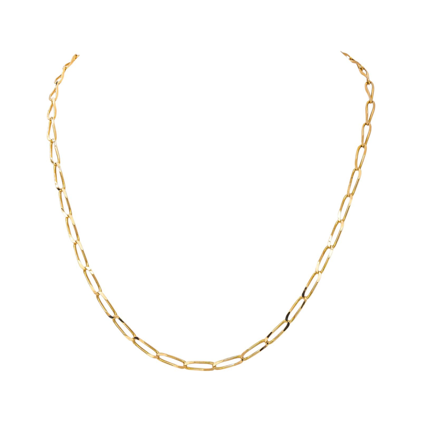 Collier  Maille cheval Or jaune