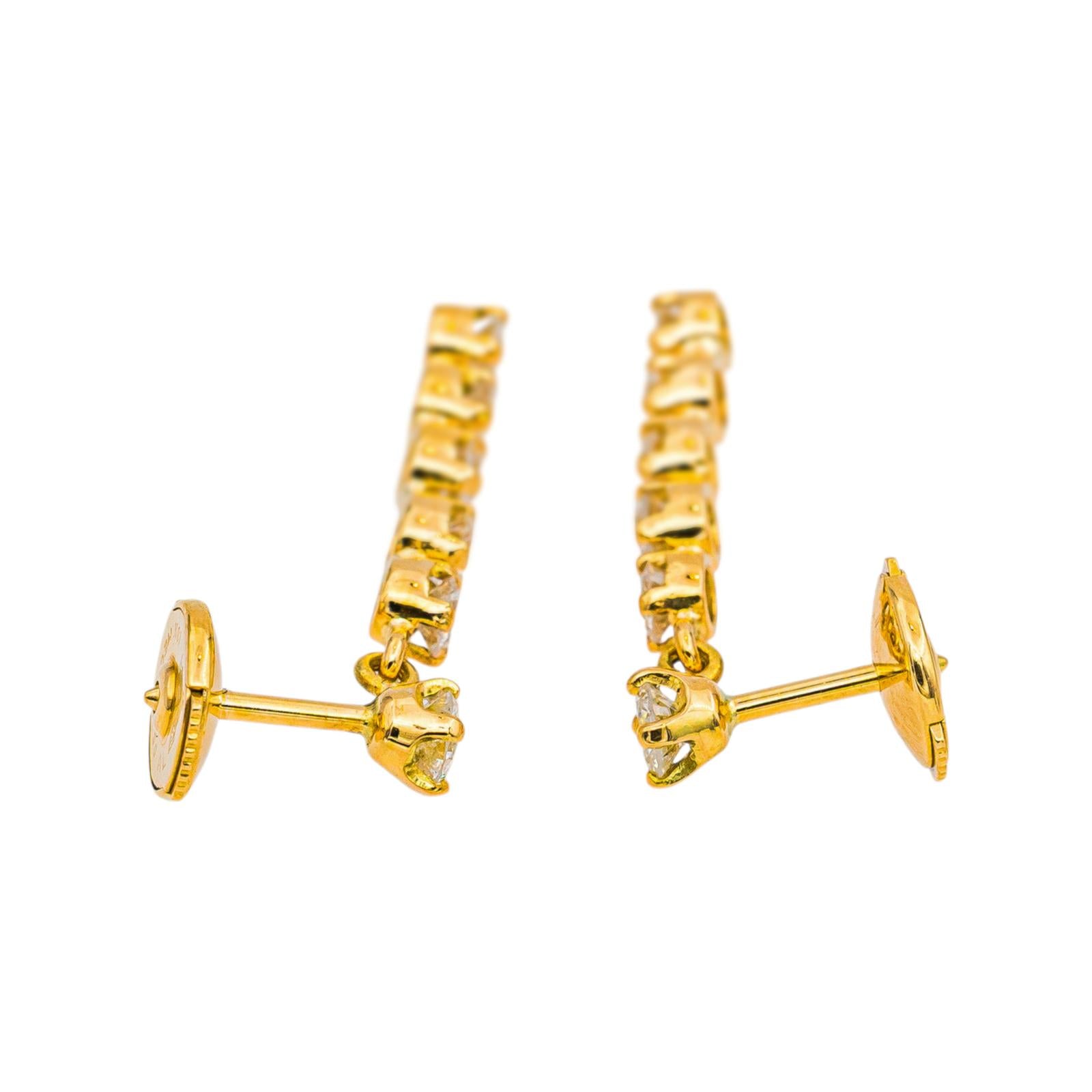 Boucles d'oreilles Or jaune Diamant