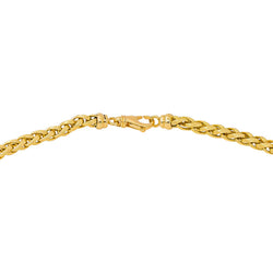 Collier Maille tressée Or jaune