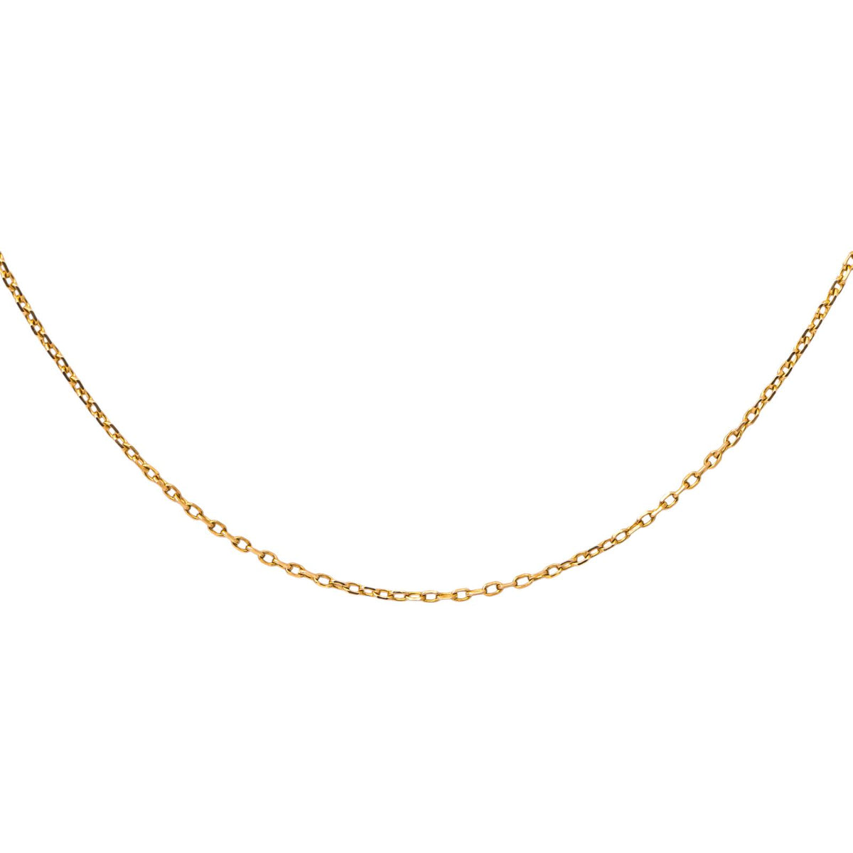 Collier Maille forçat Or jaune