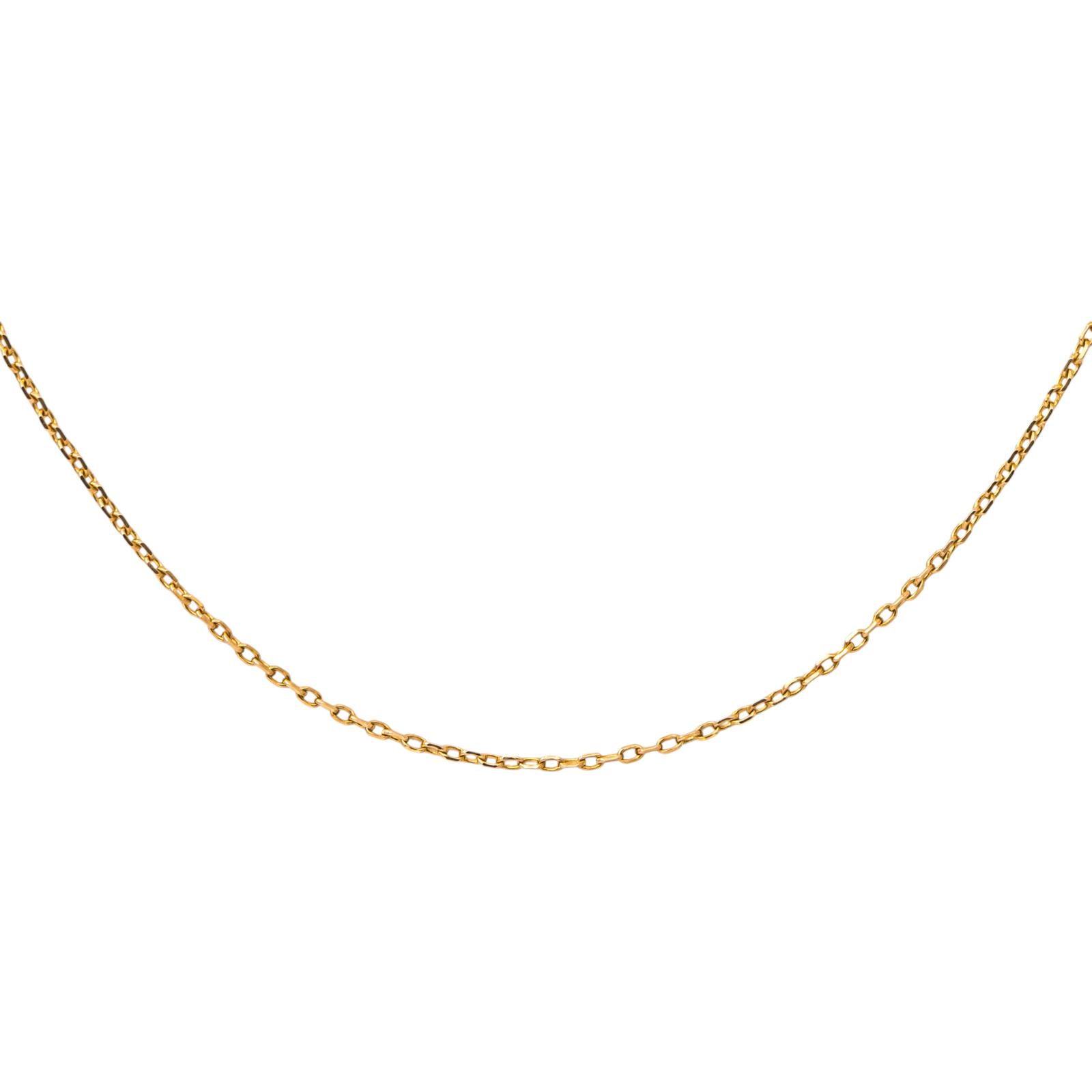 Collier Maille forçat Or jaune