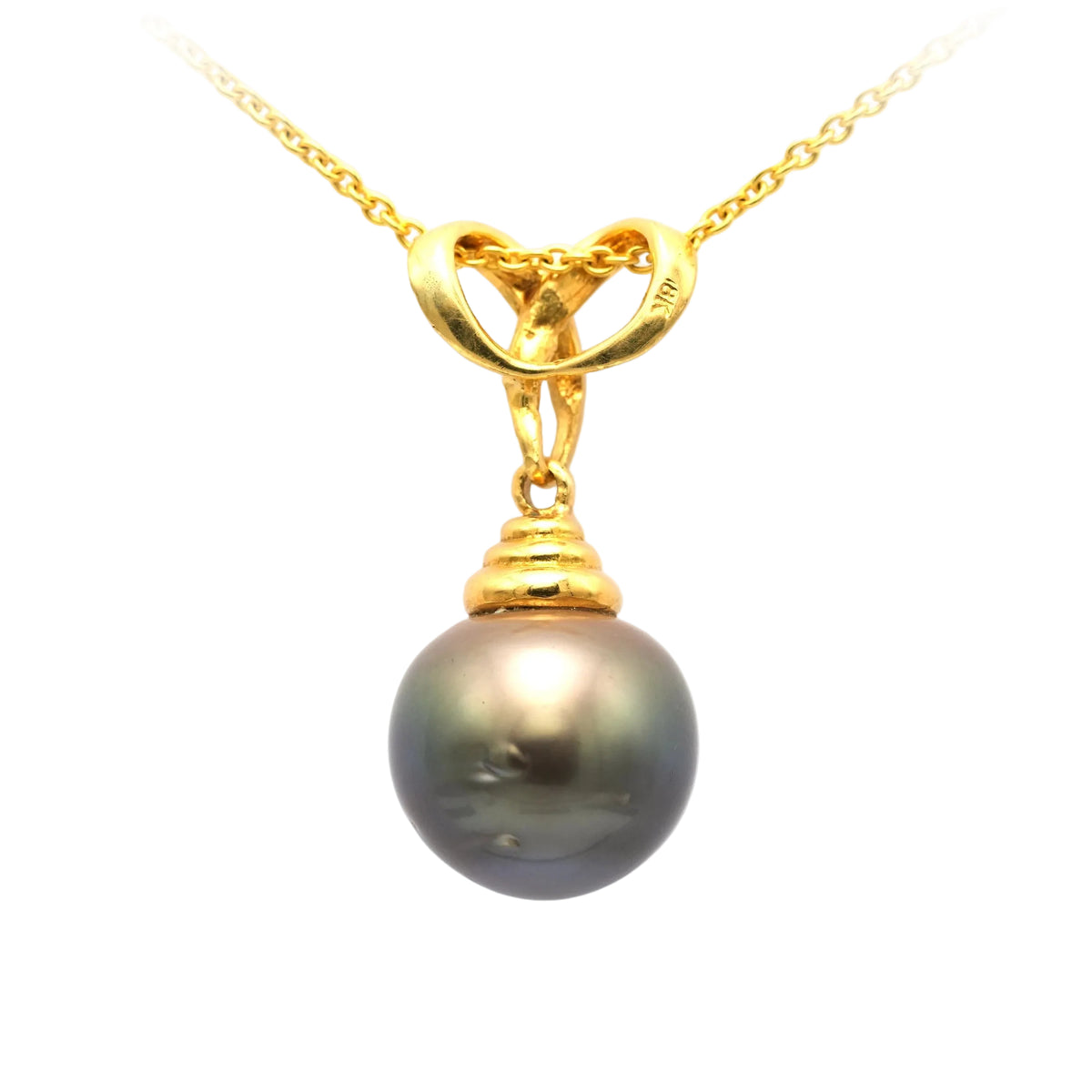 Pendentif en or jaune et perle
