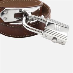 Montre HERMÈS Kelly en acier et cuir