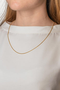 Collier Maille Forçat Or jaune