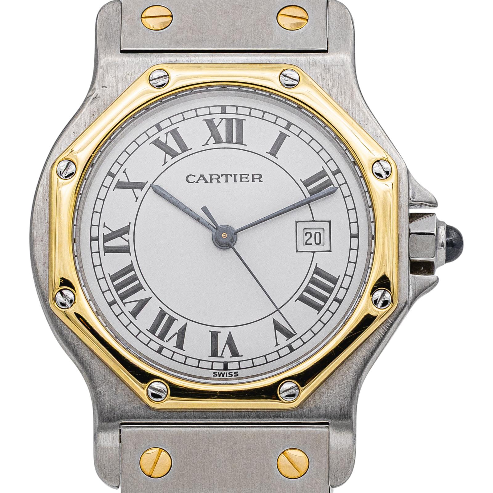 Cartier Montre Santos Acier Saphir