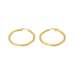 Boucles d'oreilles Créoles en or jaune