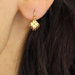 Mono boucle d'oreille Dormeuse en or rose