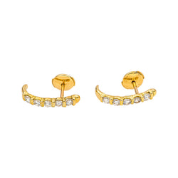 Boucles d'oreilles Or jaune Diamant