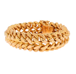 Bracelet Maille en or rose