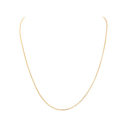 Collier Maille forçat Or rose