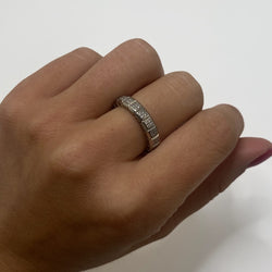 Bague Alliance CHOPARD "Ice Cube" en or blanc et diamants