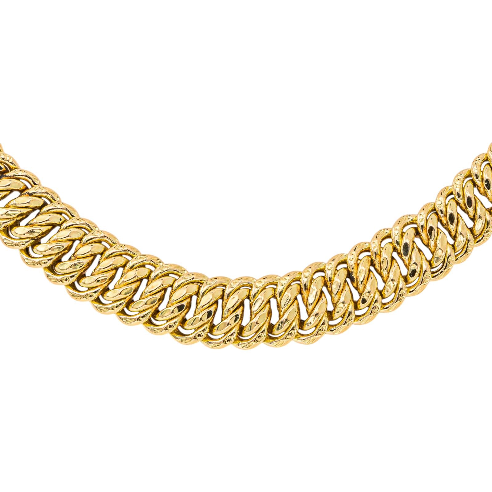 Collier Maille en or jaune