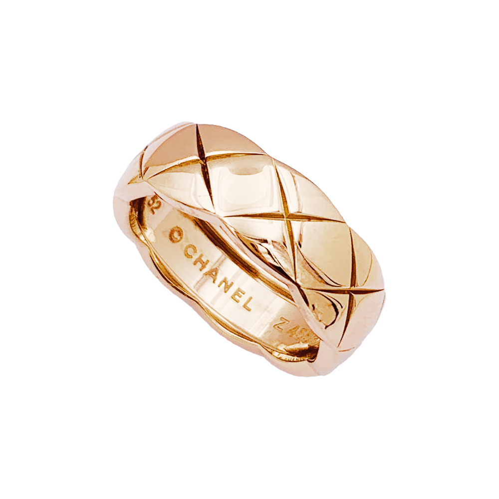 Bague Chanel, "Coco Crush", or rose.