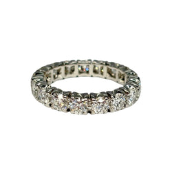 Bague Alliance en or blanc et diamants