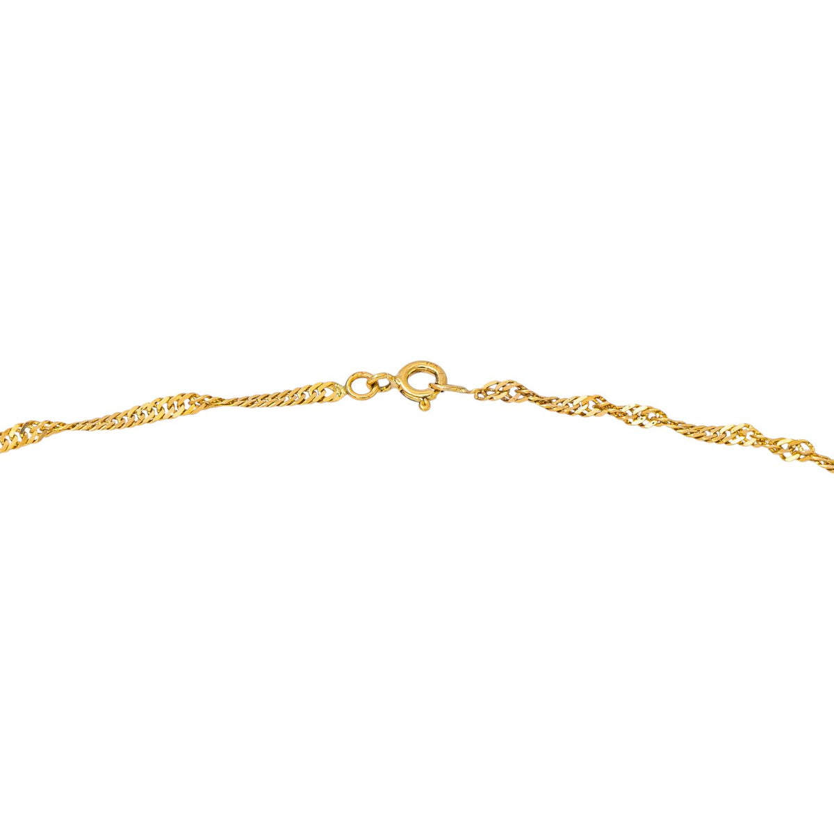 Collier Maille torsadée Or jaune