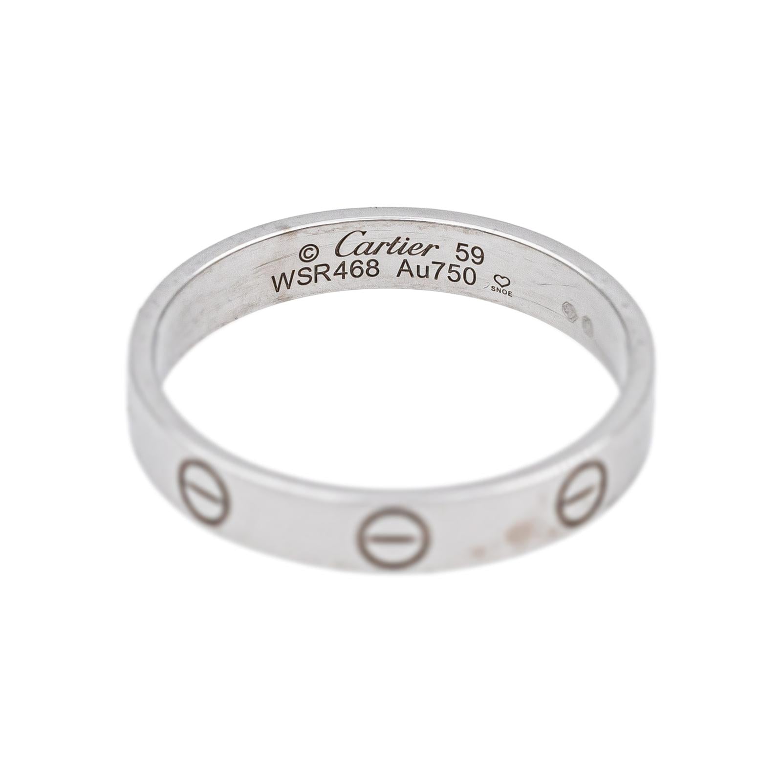Cartier  Bague  Love  Or blanc
