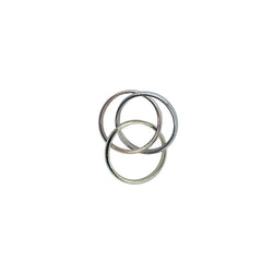 Bague CARTIER "Trinity" en or blanc, or jaune et or rose