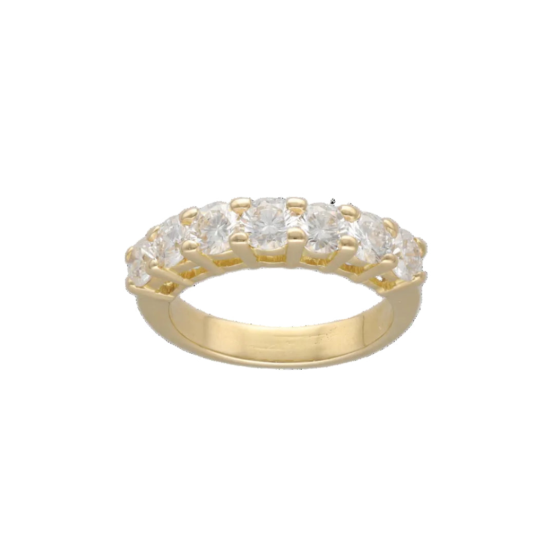 Bague Alliance en or jaune et diamants