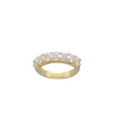 Bague Alliance en or jaune et diamants