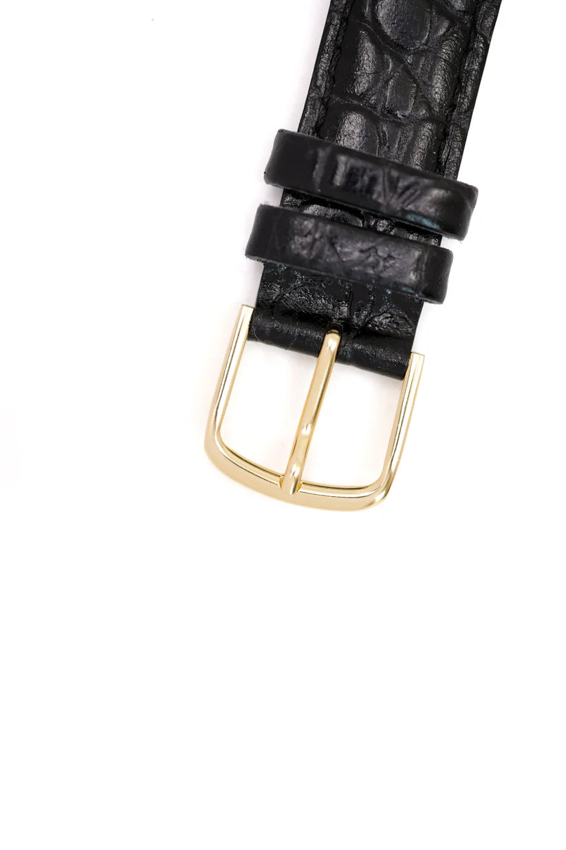 Montre CARTIER "Tank Must Trinity" en vermeil et cuir