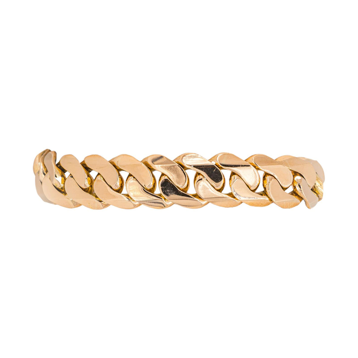 Bracelet Maille Gourmette Or rose