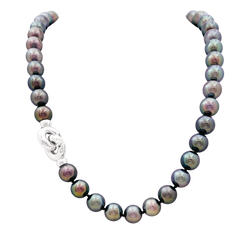 Collier Perles en or blanc