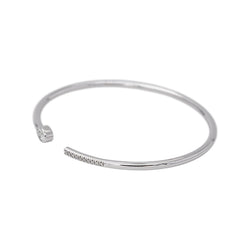 Van der Bauwede Bracelet Jonc Vendôme Or blanc Diamant