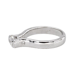 Bague Solitaire Or blanc Diamant
