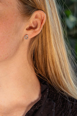 Dinh Van Boucles d'oreilles Menottes Or blanc Diamant