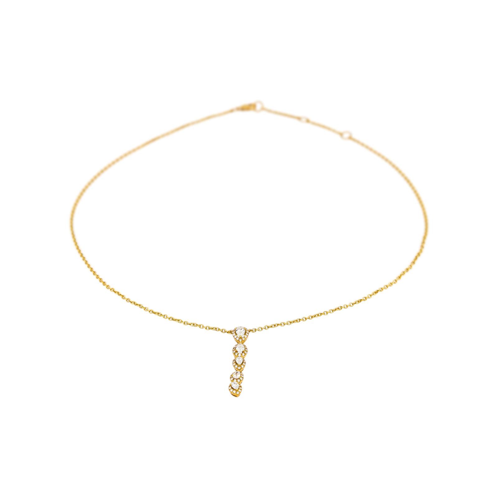 Collier Or jaune Diamant