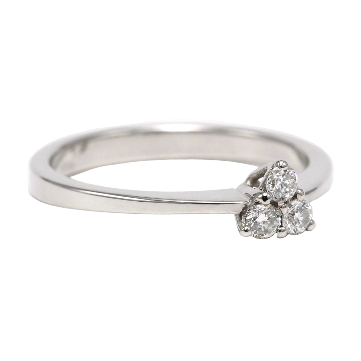 Bague Trilogie en or blanc et diamants