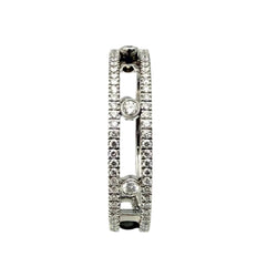 Bague Pavée MESSIKA "Fine Move Romane Pavée" en or blanc et diamants