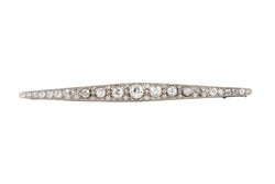 Broche Épingle en platine et diamants
