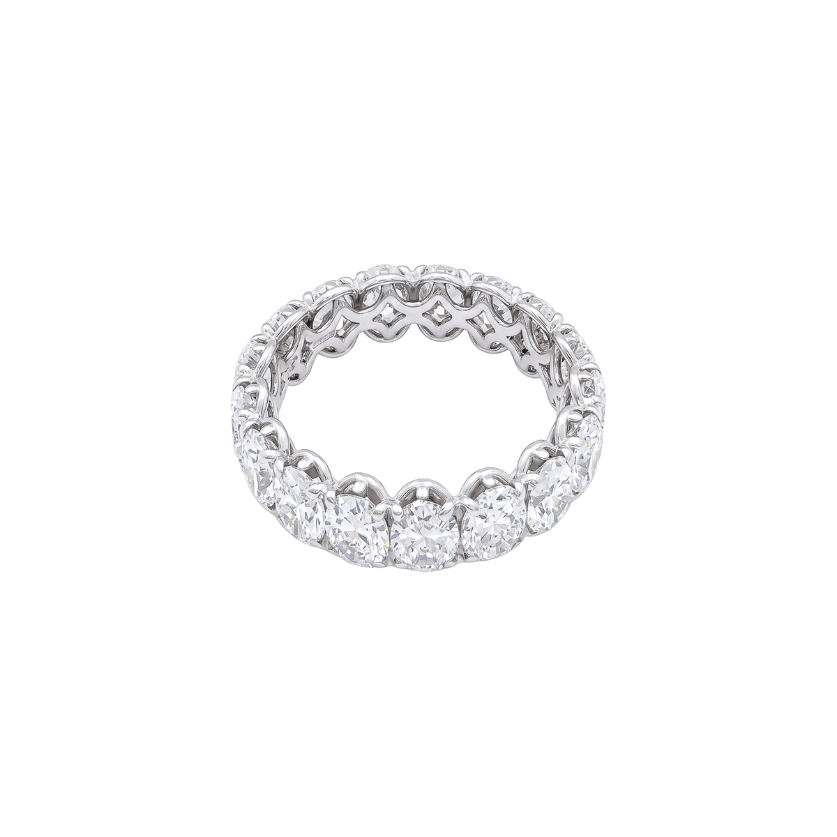 Bague Alliance en or blanc et diamants
