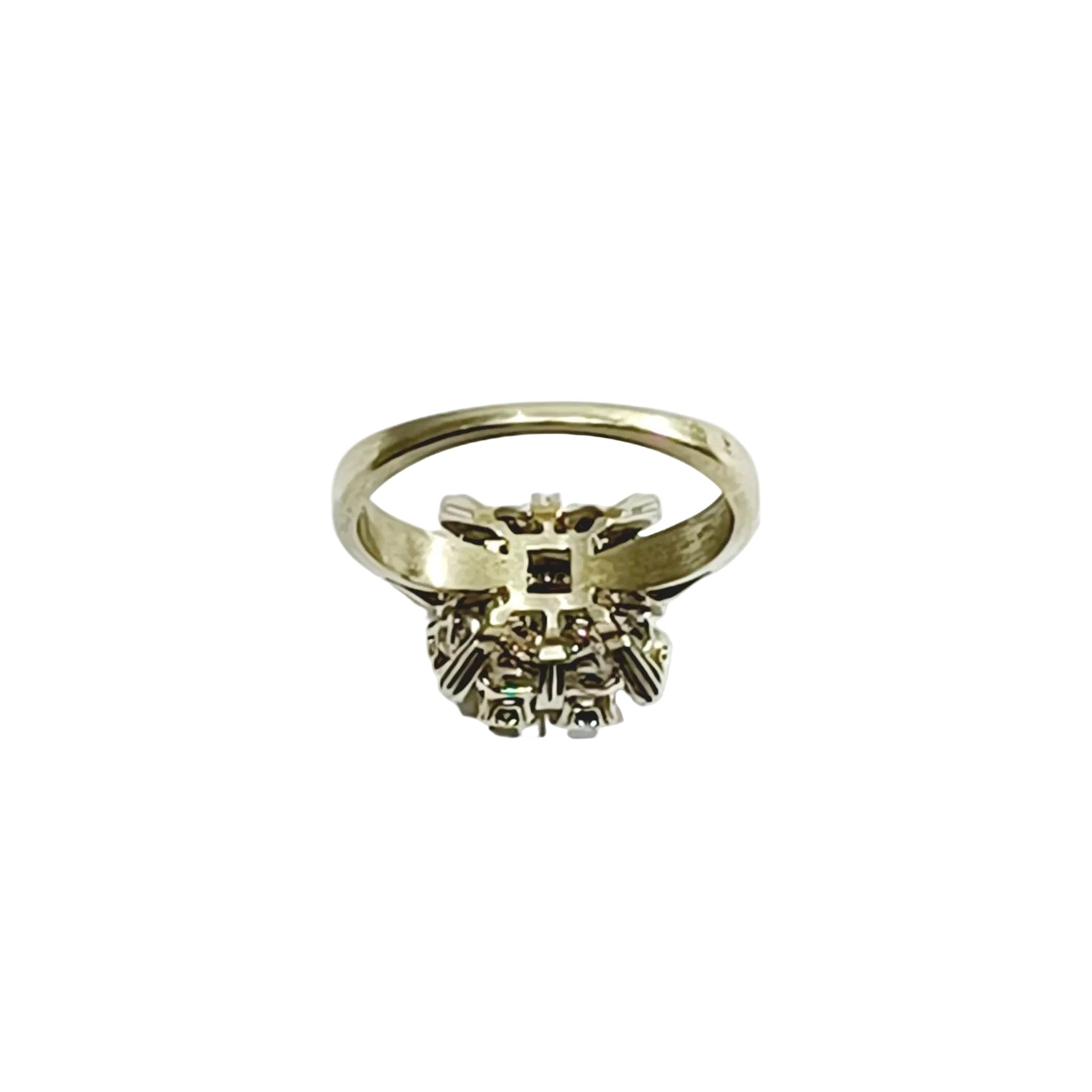 Ring Marguerite in white gold and diamonds