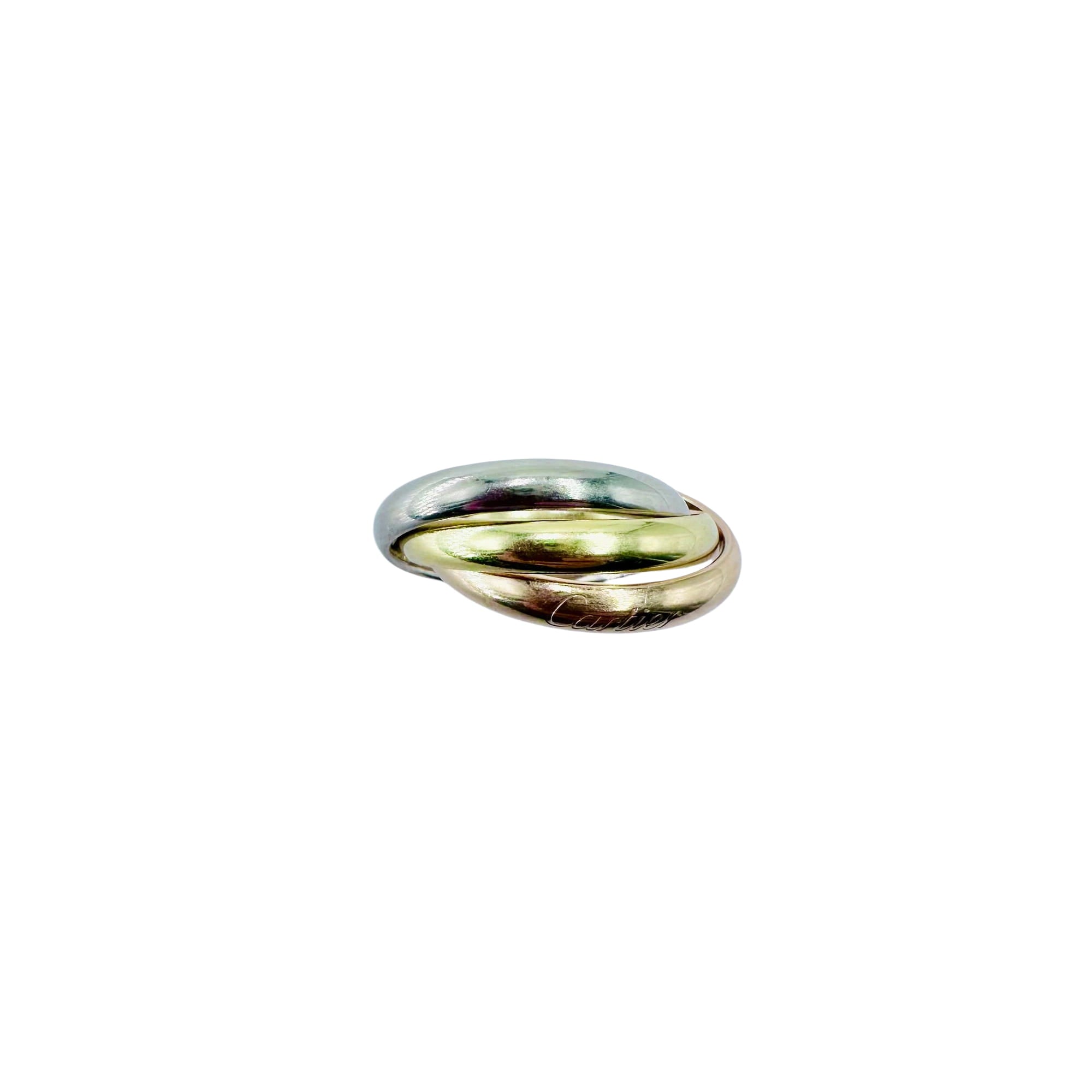 Bague CARTIER "Trinity" en or blanc, or jaune et or rose