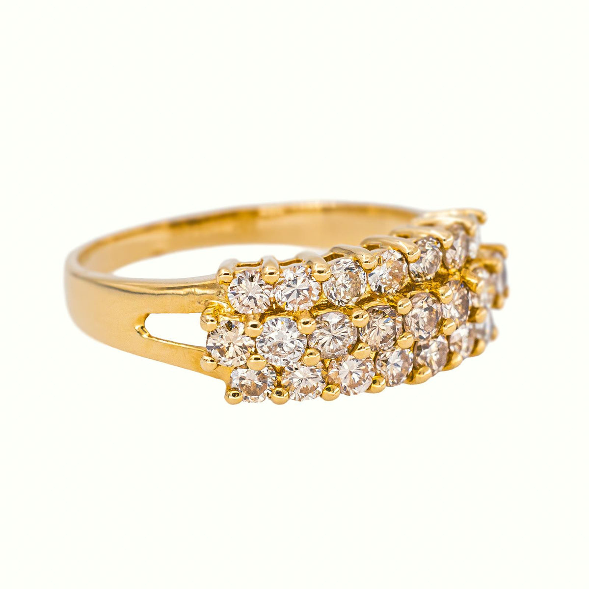 Bague Or jaune  Diamant
