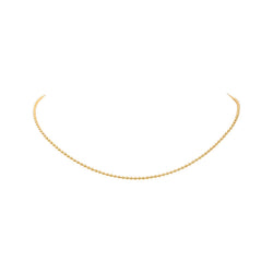 Collier Maille boule Or jaune