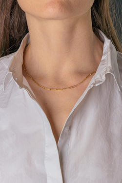Collier Maille Forçat Or jaune
