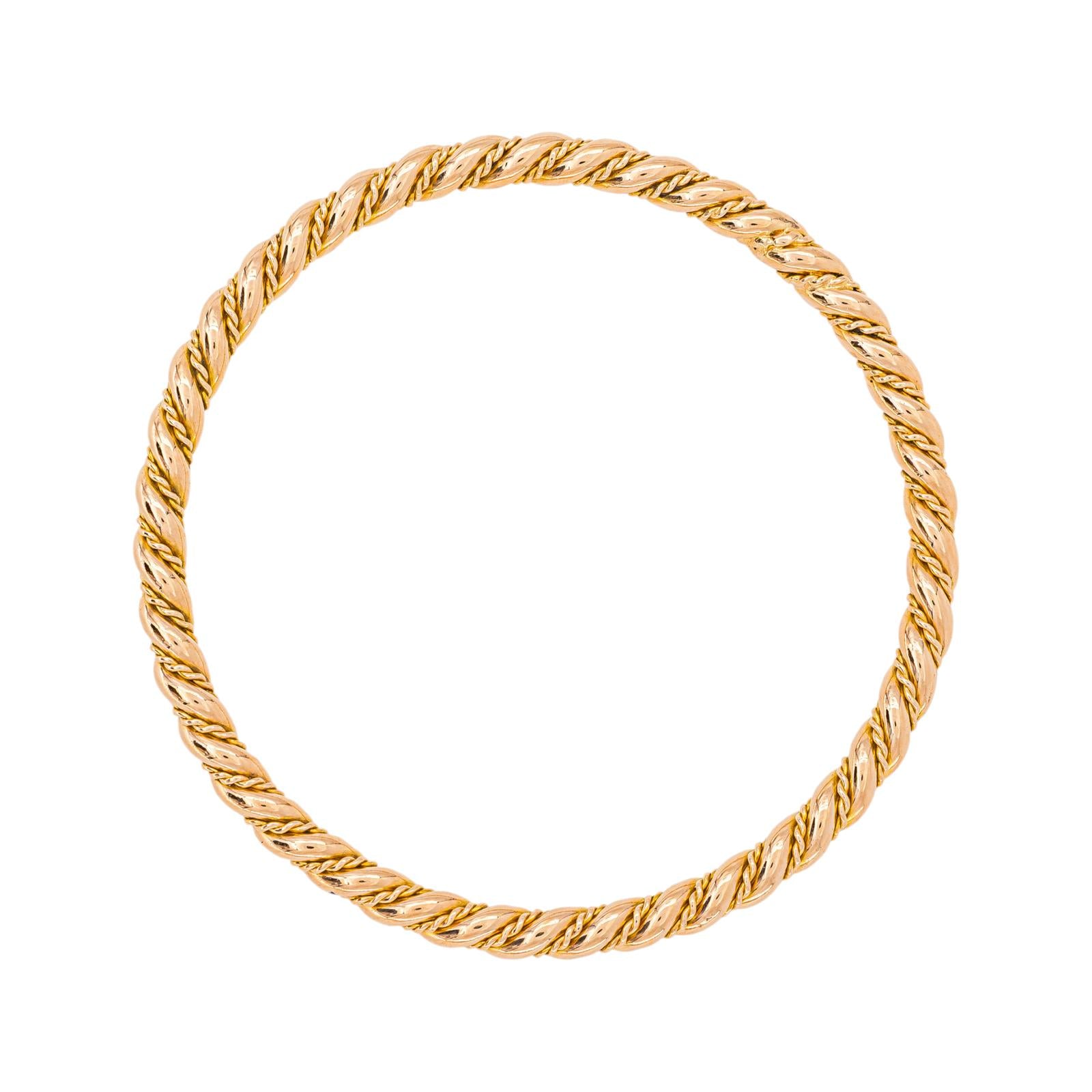 Bracelet Jonc Or rose